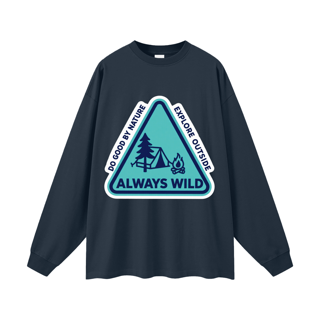 Oversized Unisex Long Sleeve T-Shirt